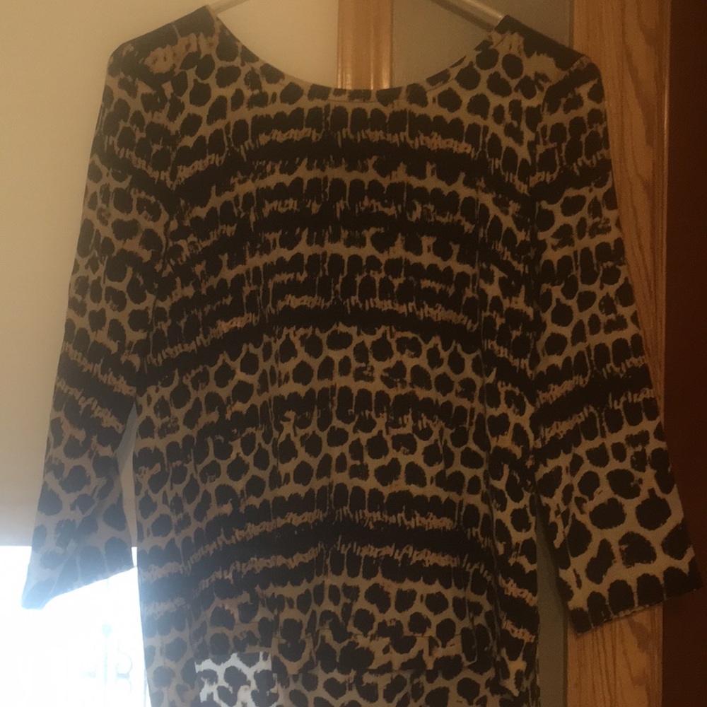 Anthropologie leopard print top by Maeve